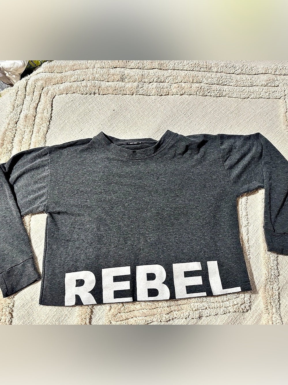 Knit Riot Long Sleeve Graphic Sweatshirt
